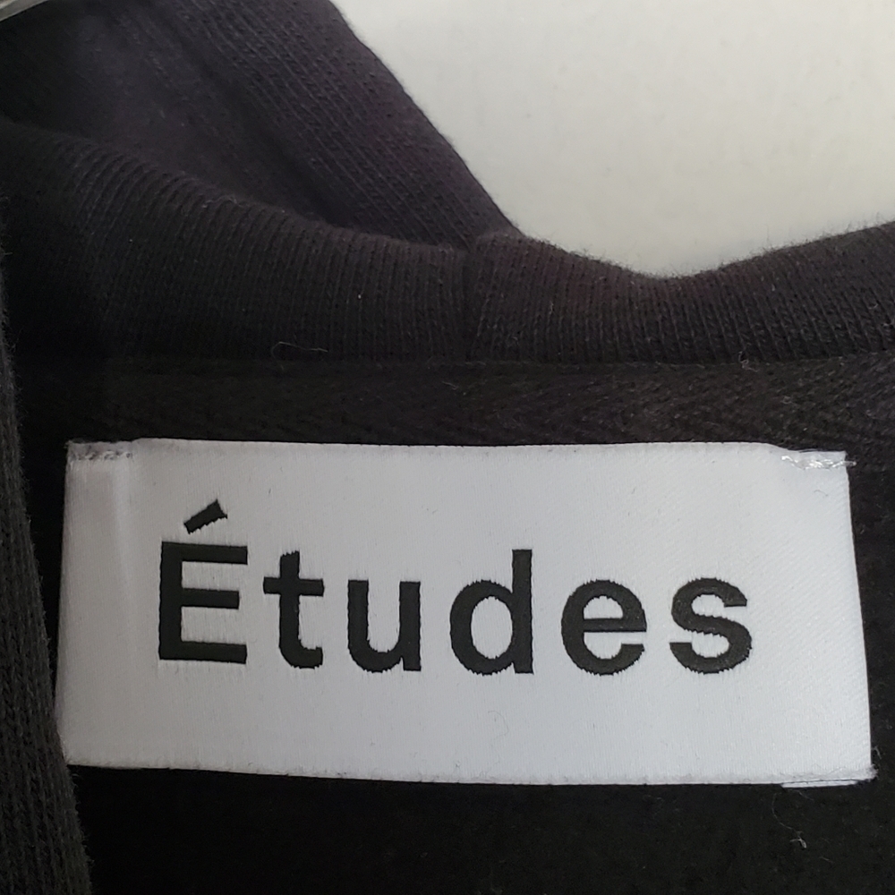Etudes Klein Europa Stars-embroidered Hoodie in Black Mens Size S - Picture 10 of 11
